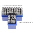 thumbnail image 3 of Uxcell 3/16" (5mm) Number and Letter Stamp Set, A-Z & 0-9 Alloy Steel Punch Press Tool for Metal Plastic Wood Leather, 3 of 5