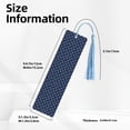 thumbnail image 3 of Kdxio Nautical Themed Simple Anchors Print Metal Tassel Bookmarks,Perfect Gift for Art Lovers and Bookworms Metal Bookmarks for Women, 3 of 8