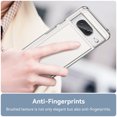 thumbnail image 4 of Feishell Clear Case for Google Pixel 7 6.3 inch,Shockproof Hybrid Soft TPU Bumper Anti-Scratch Hard Acrylic Back Transparent Slim Phone Case Cover for Google Pixel 7,Clear, 4 of 8