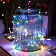 thumbnail image 5 of Solar Firecracker Lights 19.68Ft 200 LED Waterproof Cluster Lights 8 Lighting Mode Christmas Fairy Lights Fire Crackers Garland Fairy Light for Garden Wedding Party, 5 of 7