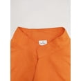thumbnail image 3 of Men's 2 Piece Long Sets Casual Button Down Shirt and Pants Set Cotton Linen Set Vintage Summer Beach Outfits Loose Tracksuits Orange XXL, 3 of 5