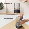 thumbnail image 5 of Homvana - Humidificadores de niebla fría de 3.6 L para recámara, habitación grande, hogar, oficina, sala de estar, relleno superior de 34 H, fácil de limpiar, humidificador pequeño para plantas en, 5 of 5