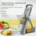 thumbnail image 2 of ONCE FOR ALL Mandoline Slicer Adjustable Stainless Steel Vegetable Chopper, Dice, Julienne, Slicing, 2 of 10