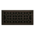 thumbnail image 4 of Imperial RG3398 Templar Decorative Floor Register, 4 x 10-Inch, Oil Rubbed Bronze, 2 Pack, 4 of 6