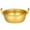 Golden, variant on TAILTOSS Metal Mixing Bowl Golden 1Pcs 5.42X4.72X2.95in