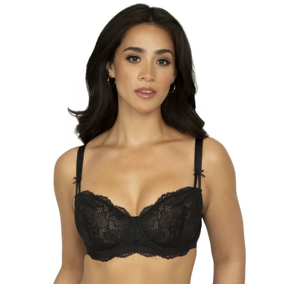Smart & Sexy Women's Temptation Lace Balconette Bra