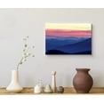 thumbnail image 3 of wall26 Canvas Print Wall Art Colorful Sunset Sky Over Foggy Mountain Tops Nature Wilderness Photography Modern Art Rustic Scenic Colorful Multicolor for Living Room, Bedroom, Office - 12"x18&quo, 3 of 5