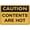 Warning Sign 2, variant on Caution Contents Are Hot Sign 8"x12", Aluminum Tin Warning Signs for Home Outdoor Garden, Weatherproof Hazard Sign for Kitchen