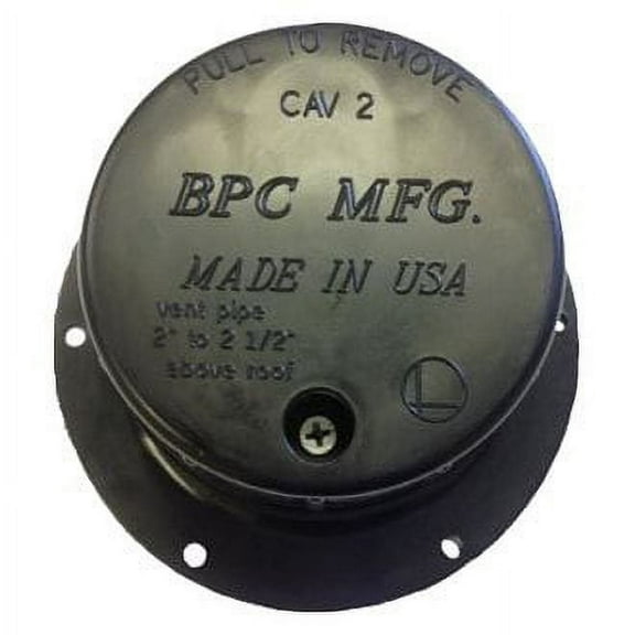 LaSalle Bristol 74559 - 1-1/2" Black Plastic Sewer Vent Cap