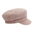 thumbnail image 2 of Dailypoc Vintage Women’s Winter Beret - Solid Color Painter Newsboy Cap, Retro Style for Cold Days, Soft Warm Fabric, Perfect for Casual & Outfits, Trendy Winter Accessory,Pink,One Size, 2 of 2
