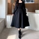 thumbnail image 2 of QWEEK Vintage Black Dress Women French Elegant Square Collar Long Sleeve Midi Dress 2021 Autumn Ladies Retro Clothes Chic KoreanL Gao Jinjia LED, 2 of 2