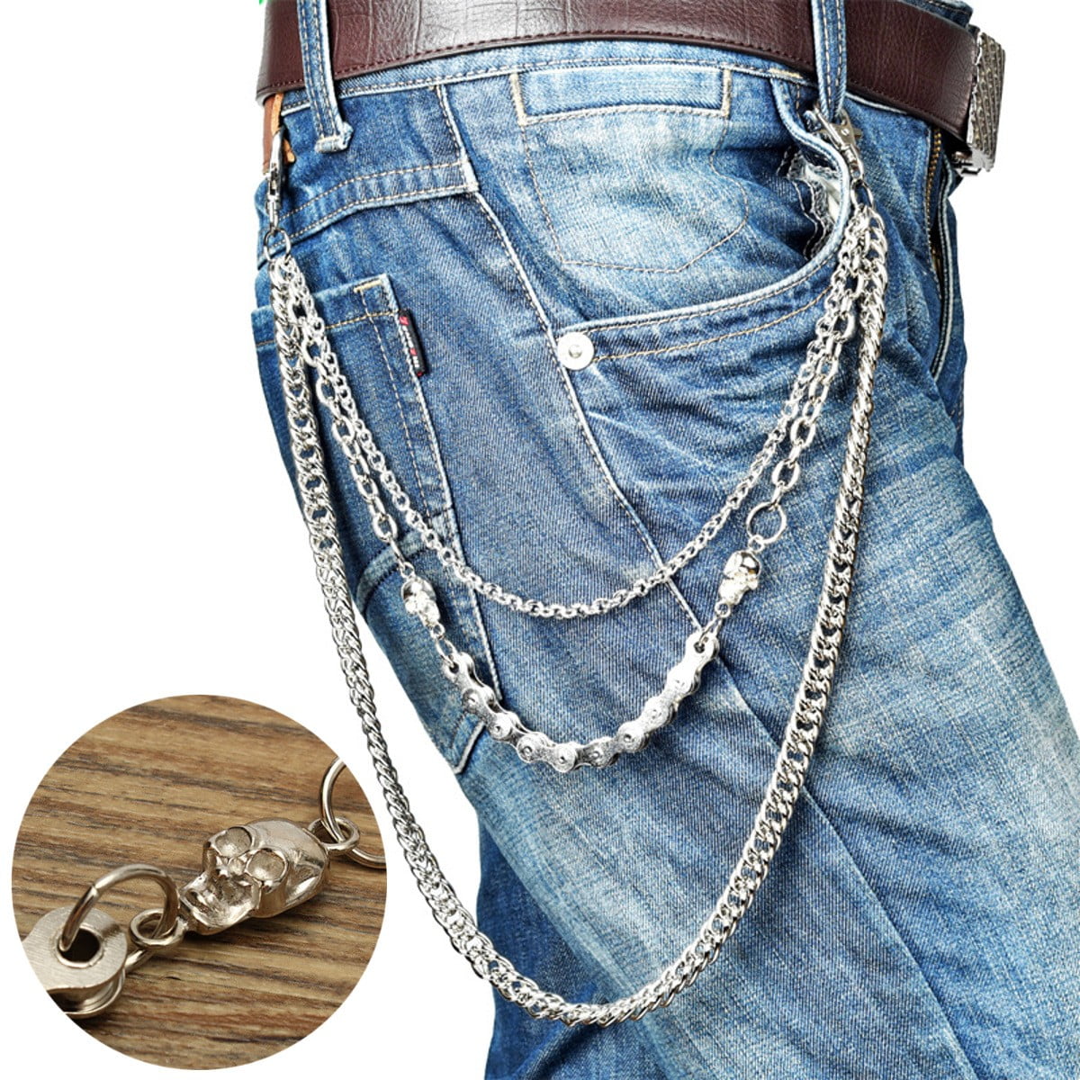 wallet chain jeans