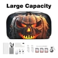 thumbnail image 3 of Halloween Hard Drive Case Travel Bag Cord Charger Organizer for Purse - Waterproof Oxford Cloth Digital Electronics Storage Protection - 5.9x9.44x3.14 in, 3 of 6