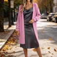 thumbnail image 2 of Gamivast Long Cardigan Sweaters for Women Plus Size Fuzzy Open Front Duster Coat Soft Fluffy Knit Outerwear Long Sleeve Casual Loungewear Cozy Cover Up for Fall Winter, 2 of 6