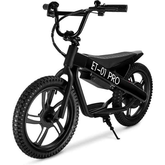 Kids Electric Bike, 350W Motor, 36V 5.2Ah, 15.5 MPH, 10 Miles, 16" Tires, Dual Braking System, Ideal for Kids 6 , Electric Child Dirt Bike
