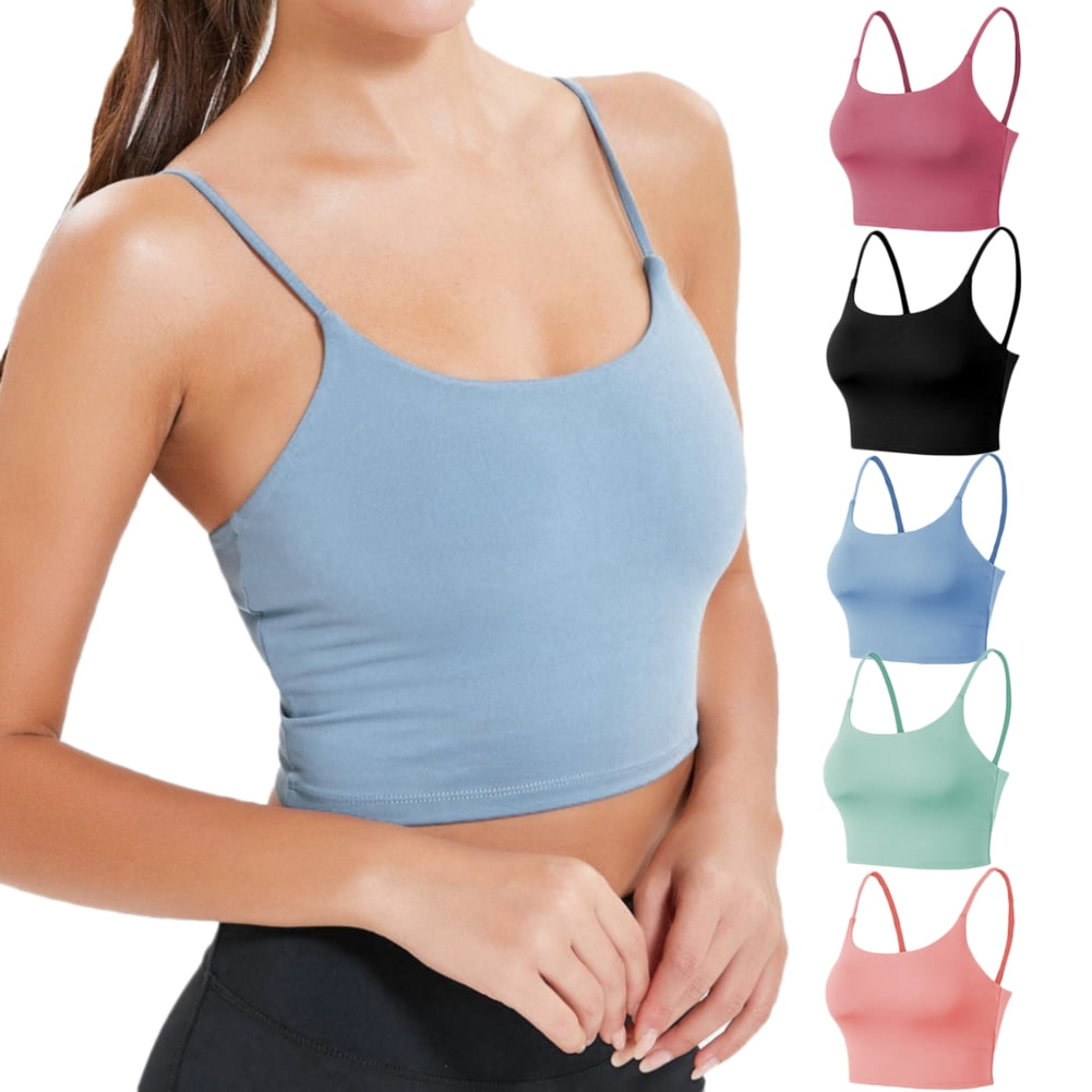 URMAGIC Women's Sports Bra Activewear Cami Tops Vest for Yoga Fitness  Workout 