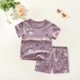 thumbnail image 5 of Kids Toddler Boys Shorts Set Tracksuit Girl T Shirt Short Sleeve Tops Shorts Suit Two Piece Clothes Set Summer Outfits,Size 18 Months 24 Months, 5 of 5