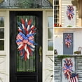 thumbnail image 4 of Pedty Spring Wreaths,Wreath for Front Door,4Th of July Independence Day Red White Blue Flower Wreath for Wall Window Party Wedding Decor Spring Summer Decoration for Front Door Home Decor (Blue), 4 of 8