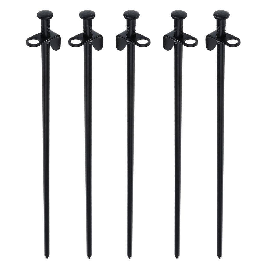 5 Pcs Heavy duty Camping Awning Tent Stakes Pegs Canopy Shelter 30cm/40cm