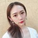 thumbnail image 3 of Fashion Long Tassel Pendants Earrings Ear Stud Dangle Anti allergy Jewelry (Purple), 3 of 3