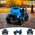 thumbnail image 3 of VOLTZ TOYS HAVOC 2-Seater Jeep 24V Kids Ride-On Off-Road Truck, Motorized Toy Car Vehicle with Parent Remote Control, High Clearance Open Doors, LED Lights, Blue, 3 of 6