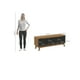 thumbnail image 4 of Mueble TV 55" Kappesberg 136cm con 3 Puertas Canela/Negro, 4 of 9