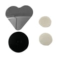 thumbnail image 3 of Outer Mirror Heart-Shaped Design Spot Mirror 360° Adjustable For Car Truck Suv, 3 of 8