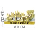 thumbnail image 3 of Imán para nevera 3D, puente en cadena de Budapest, Parlamento húngaro, 3 of 3