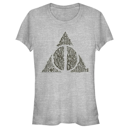 Junior's Harry Potter Deathly Hallows Secret T-Shirt