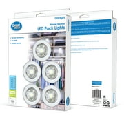 Great Value 100 Lumens Wireless LED Puck Lights - 5 Pack