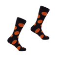 thumbnail image 5 of CIMAXIC Autumn Winter Socks Autumn Winter Socks Creative Ball Pattern Series Stocking Cold Protection Socks Casual Warm Socks for Men Male (Basketball Pattern),9.45"X2.36"X0.08", 5 of 5