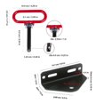 thumbnail image 4 of Universal Heavy Duty Magnetic Hitch Pin, Magnet Trailer Gate Pin for Mowers, Lawn Tractors with 2 B, 4 of 5