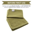 thumbnail image 2 of MEGALOVEMART Set of 2 Super Absorbent 20" x 40" Suede Non Slip Microfiber Sports, Gym & Outdoor Towels - Green, 2 of 2