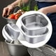 thumbnail image 5 of Juego de Colador Y Tazón Filtro para Arroz Cesta para Frutas Y Tazón de Preparación Diseño Práctico para Lavar Y Escurrir Adecuado para El Uso Diario 4600 ml, 5 of 8