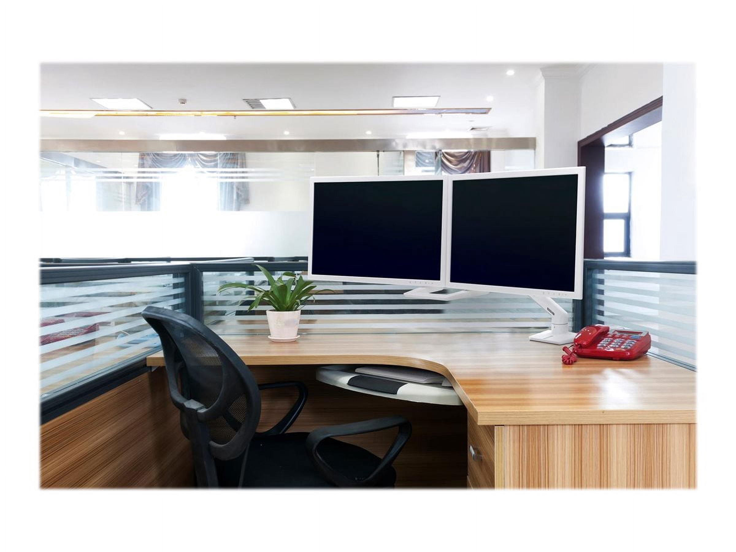 Ergotron HX Desk Dual Monitor Arm for 32" Monitors (Polished Aluminum)