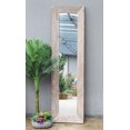 thumbnail image 2 of Parisloft Vintage Miroir Mural en Bois Rectangulaire Vertical, 2 of 7