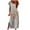 White, variant on Viikei Plus Size Short Sleeve Dress for WomenO-Neck Print Daily Vintage Bohemian Maxi Dresses