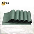thumbnail image 3 of Uxcell Leather Placemat Non-Slip Round Corner Table Dark Green, 3 of 7
