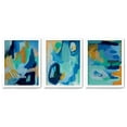 thumbnail image 1 of Americanflat Triptych Wall Art Painted Abstract Texture by Chelsea Hart - Set of 3 White Framed Prints, 1 of 3