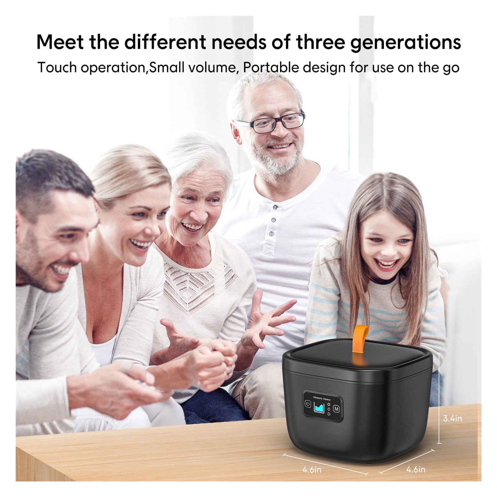 Ultrasonic Cleaning Machine Multi-function 42000h High Frequency Denture Cleaning Watch Jewelry Glasses Automatic Cleaner