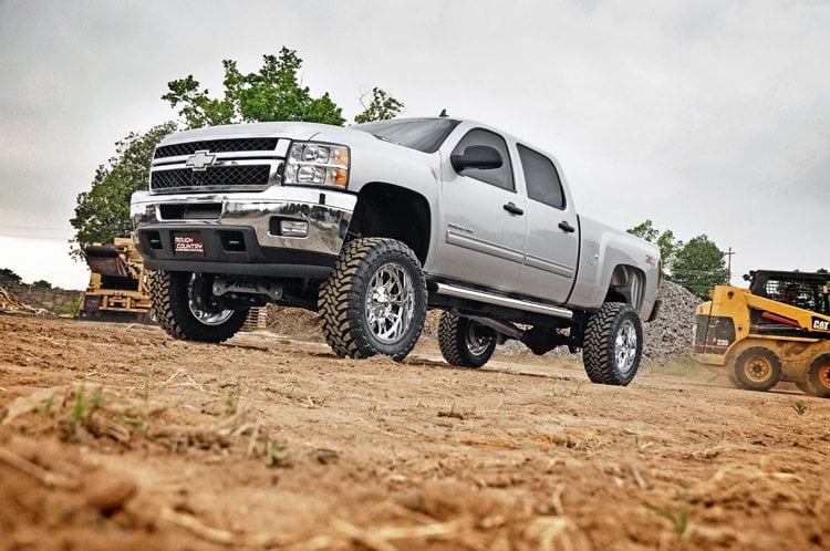 Rough Country 7.5" Lift Kit (fits) 2011-2019 Chevy Silverado GMC Sierra 2500 3500 HD | N3 Shocks | Knuckle NTD | 253X