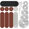 thumbnail image 1 of ODOMY 60 Pcs Disque de Coupe Diamant et Mini Scie Circulaire Outil Rotatif Kit de Roue de Coupe, 1 of 10