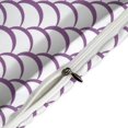 thumbnail image 4 of HAHDAXIA Repeat Pattern Bedding Solid Comforter Set for All Seasons,3 Pieces(1 Comforter+2 Pillowcases),Soft Microfiber Bedding Set Queen(90"x90"), 4 of 7