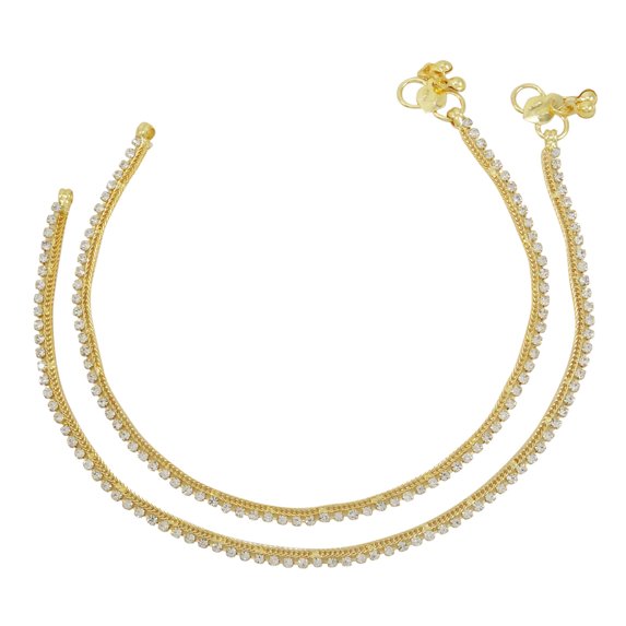 Banithani Indian Wedding Ankle Bracelet Traditional Bollywood Payal Kundan Jewellery