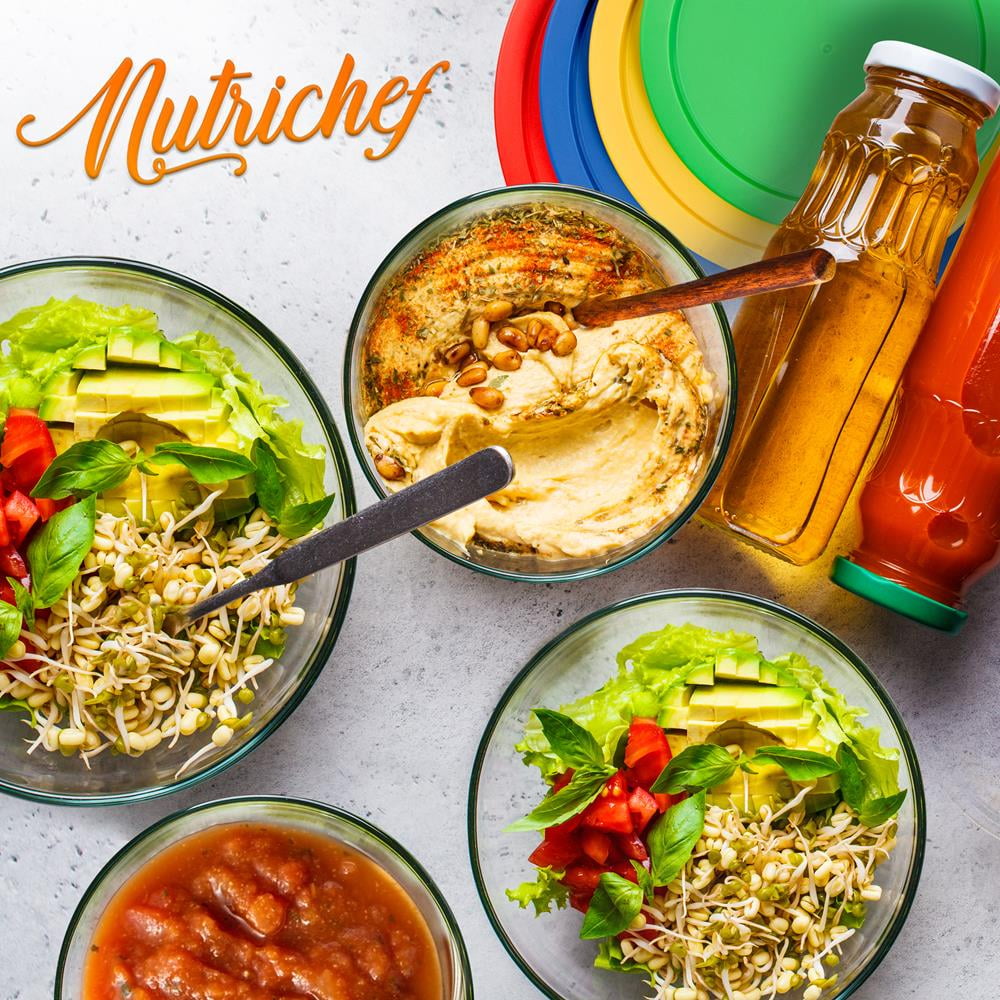 NutriChef Glass Mixing Bowls