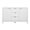 White, variant on GZXS 2-Door Buffet Cabinet, Modern Storage Sideboard with 3 Drawers, Adjustable Inner Shelves, 47.2"L x 15.3"W x 28.3"H, Black