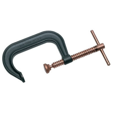 400-P Series C-Clamps, Sliding Pin, 2 5/8 in Throat Depth