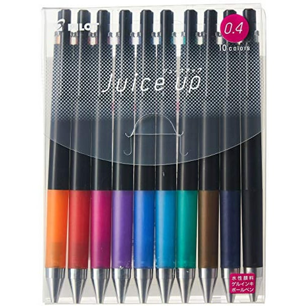 Pilot Knock Gel Ink Extra Fine Ballpoint Pen, Juice Up 04, 10