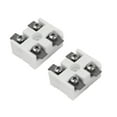thumbnail image 4 of High Temperature 5 Holes Ceramic Terminal Block White 30A 2 Pcs, 4 of 4