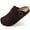 Coffee, variant on Litfun Women's Suede Clogs Leather Mules Cork Footbed Sandals Arch Support Potato Shoes with Adjustable Buckle